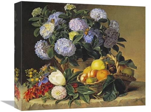 Global Gallery GCS-266629-16-142 16 in. Hydrangea in an Urn Art Print 