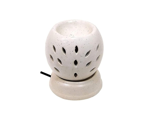 Indian - Handcrafted Ceramic Electric Round Shaped Aroma Diffuser Oil