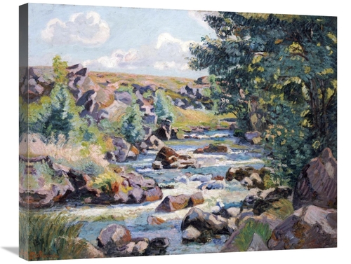 Global Gallery GCS-266467-30-142 30 in. Pontgibaud Countryside Art Pri