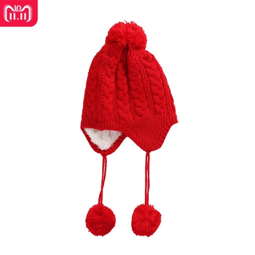 Children Baby Hat Warm Autumn Winter Crochet Wool