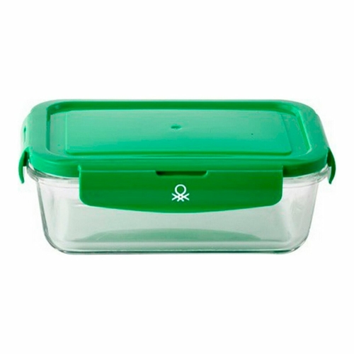 Lunch box Benetton Rainbow Green polypropylene Borosilicate Glass (840