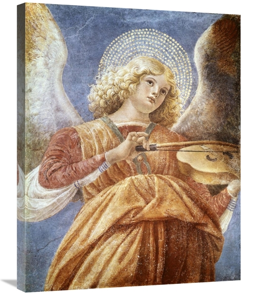 Global Gallery GCS-281934-30-142 30 in. Music Making Angel with Violin