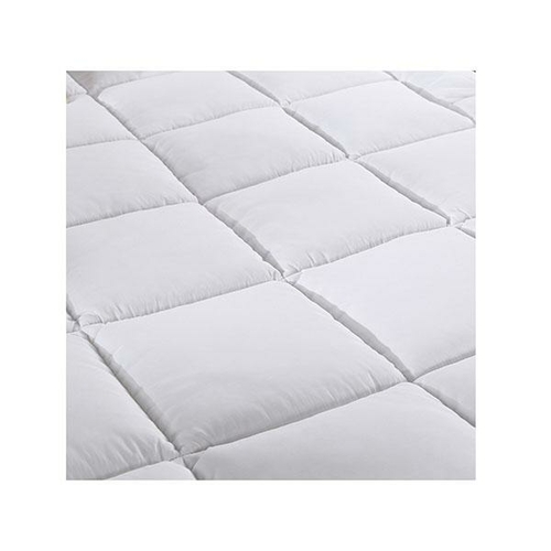 Royal Comfort 1000Gsm Mattress Topper Protector Underlay Single White