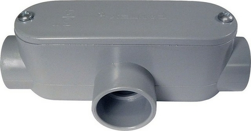 Cantex 5133563U 0.5 in. Type T PVC Conduit Body