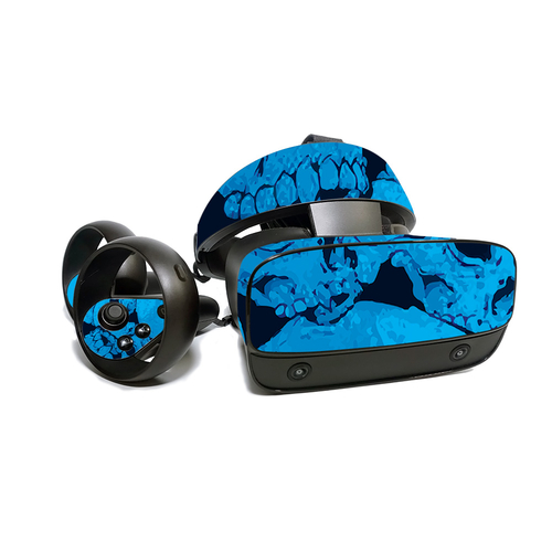 MightySkins OCRIFS-Blue Skulls Skin for Oculus Rift S - Blue Skulls