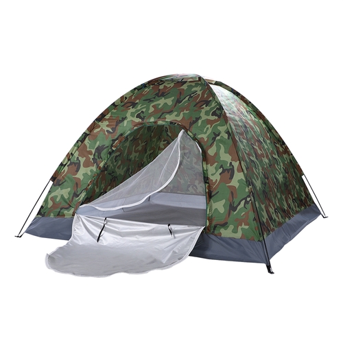 3-4 Person Camouflage Camping Dome Tent 