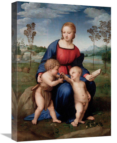Global Gallery GCS-279524-22-142 22 in. Madonna of the Goldfinch Art P