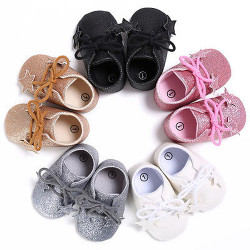 Star sequins Baby First Walkers Shoes Girl