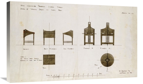 Global Gallery GCS-268270-36-142 36 in. Designs for Writing Desks Art 