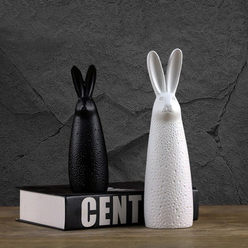 Nordic Resin Modern Lucky Rabbit Decorations