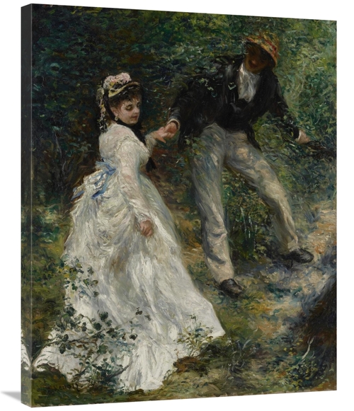 Global Gallery GCS-454974-2835-142 28 x 35 in. La Promenade Art Print 