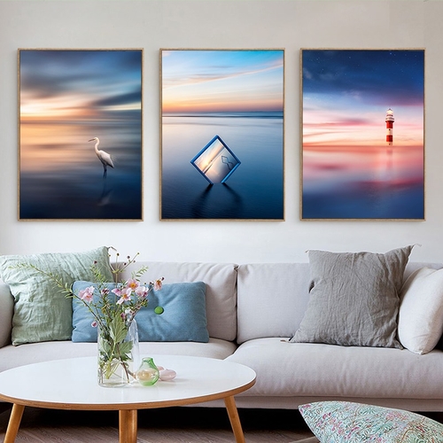 Transparent Photo Frame Sunrise Landscape