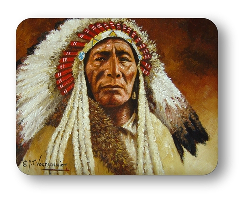 Native American Indian Chief Mouse Pad Mousepad