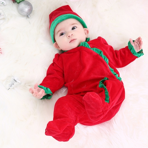 Baby Boy Girl Romper Velet Warm Winter Clothes