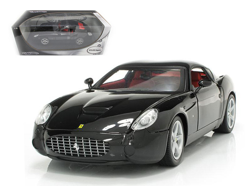 Ferrari 575 GTZ Zagato Black 1/18 Diecast Model Car by Hotwheels