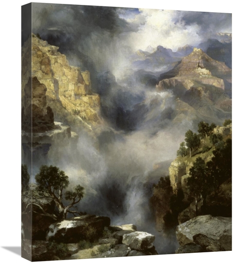 Global Gallery GCS-278769-22-142 22 in. Mist in the Canyon Art Print -