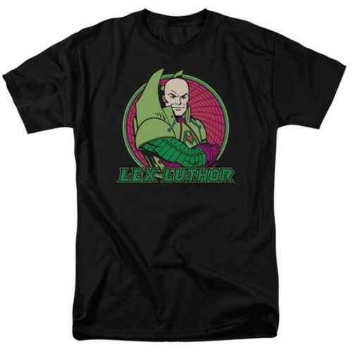 Trevco Dc-Lex Luthor - Short Sleeve Adult 18-1 Tee - Black- 4X