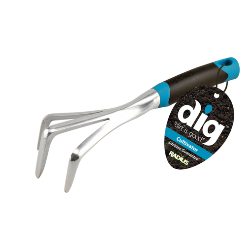 Radius 7620537 5.5 in. DIG Polypropylene Eliptical Grip Cultivator- pa