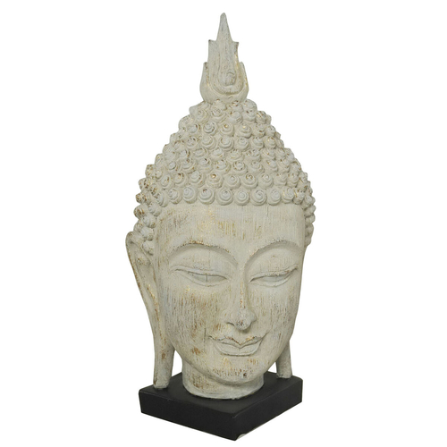 Decorative Figure DKD Home Decor 33 x 34 x 65 cm Grey Buddha Oriental