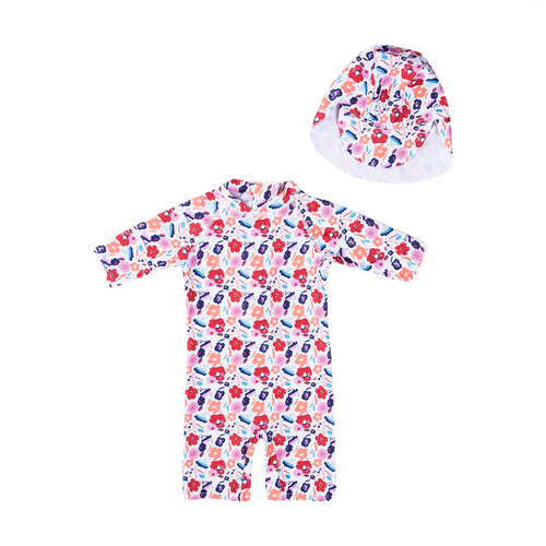 Fashion Kids Baby Girl Floral Swimwear Sets Summer