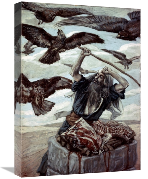 Global Gallery GCS-280193-22-142 22 in. Abraham Guarding His Sacrifice