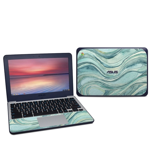 DecalGirl AC202-WAVES Asus Chromebook C202S Skin - Waves