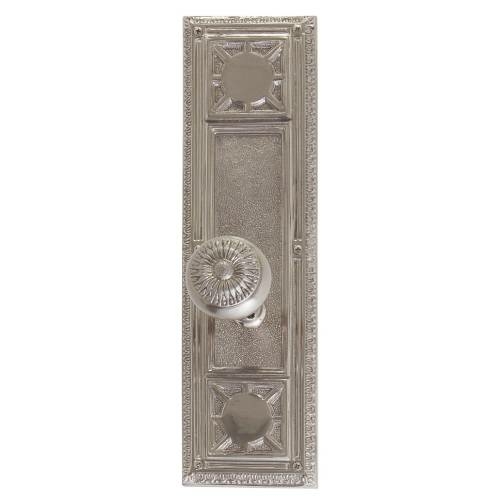 Brass Accents D04-K720D-SUN-613VB Interior Door Plate Double Dummy Set