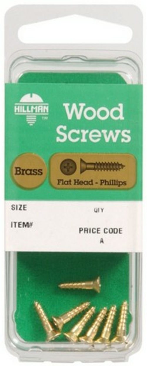 Hillman 7276 8 x 1.05 in. Wood Screw - pack of 10