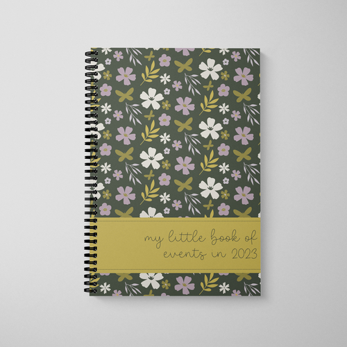 Vintage Floral 12 Month Diary