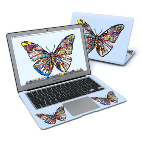 DecalGirl MBA13-PBUTTERFLY DecalGirl MacBook Air 13in Skin - Pieced Bu