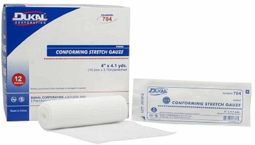 Dukal Conforming Stretch Gauze 1 inch x 4.1 Yards. Case of 96
