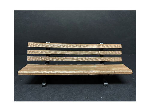 Park Bench 2 piece Accessory Set for 1/18 Scale Models by American