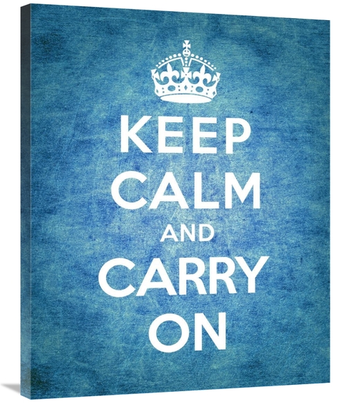 Global Gallery GCS-371960-2835-142 28 x 35 in. Keep Calm & Carry on - 