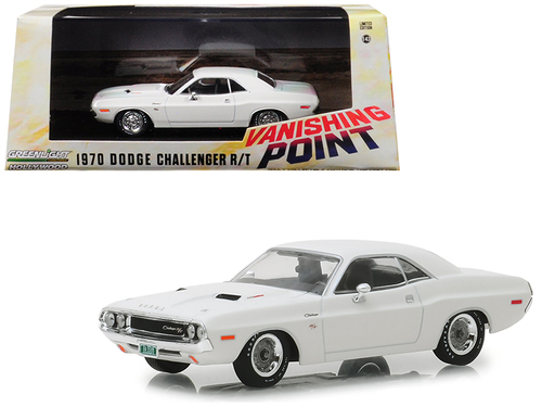 1970 Dodge Challenger R/T White \Vanishing Point\" (1971) Movie 1/43
