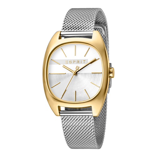 Esprit ES1L038M0115 Infinity Silver Gold Mesh Ladies Watch