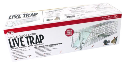 Millerco Single Door Live Trap 24 X 7 X 7 Inch LT2