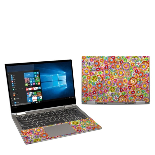 DecalGirl LY730-BRDITZ Lenovo Yoga 730 13 in. Skin - Bright Ditzy