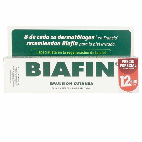 Facial Cream Moisturizing Biafin Emulsión Cutánea 100 ml (100 ml)