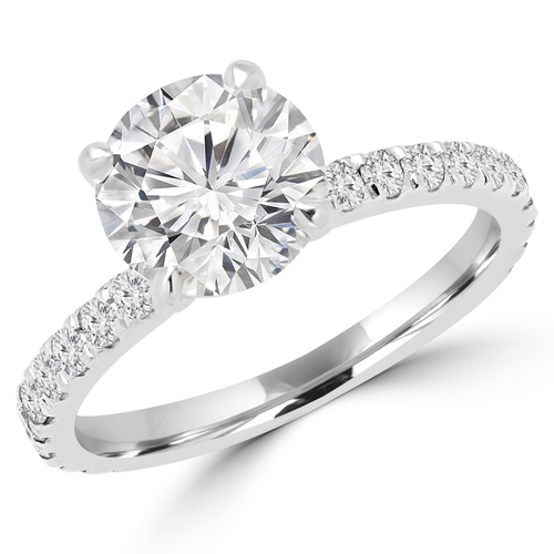 Majesty Diamonds MD180265-3.25 1.14 CTW Round Diamond Solitaire with A