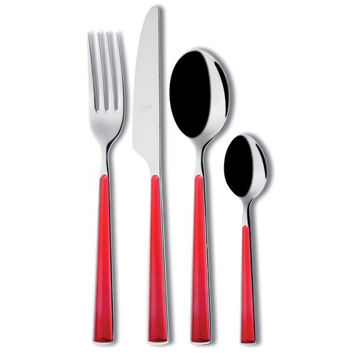 SET 24 PCS CUTLERY PRIMAVERA    RED