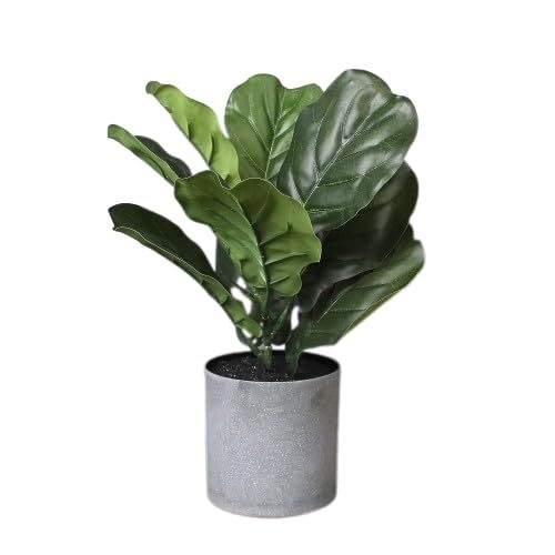 Artificial faddle Leaf Plant with Pot Decoration Items for Living Room
