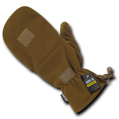 Rapid Dominance T48-PL-COY-03 Fleece Shooters Mittens Glove, Coyot