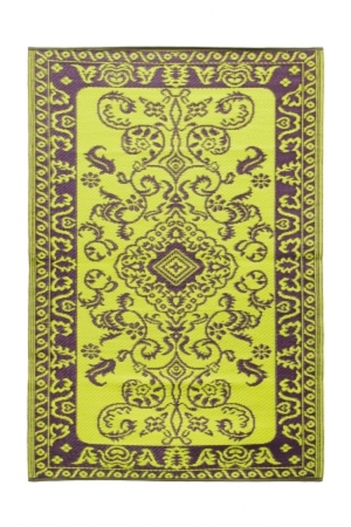 Achla K-152 Classic Duotone 4 x 6 Floor Mat Aubergine