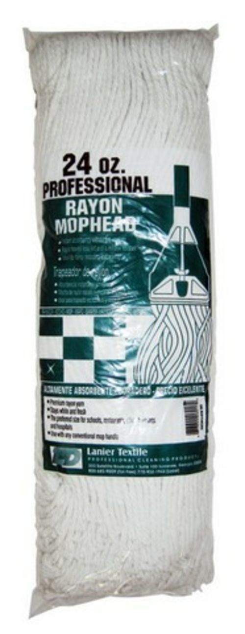 Lanier 112-RAY-24 24 oz Cut End Rayon Mop Head