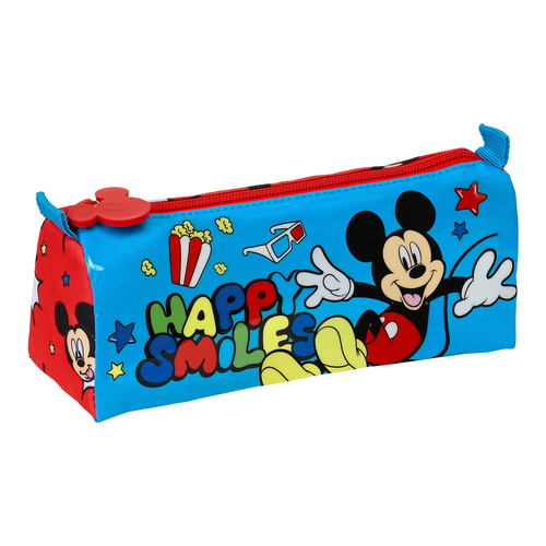 School Case Mickey Mouse Clubhouse Happy smiles Blue Red 21 x 8 x 7 cm