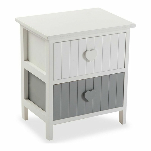 Chest of drawers Versa 22010060 Paolownia wood MDF Wood (27 x 41 x 37