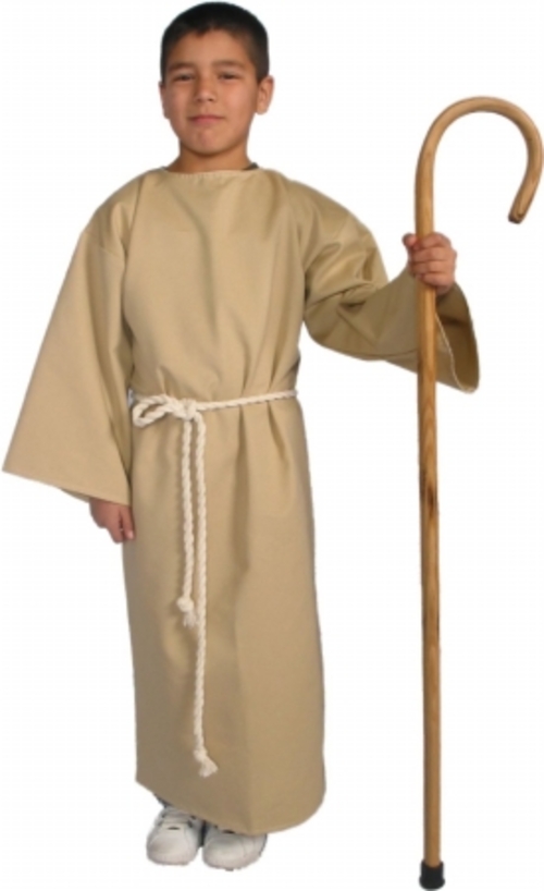 Alexander Costume 11-089-N Child -Gown Long Sleeve, Natural