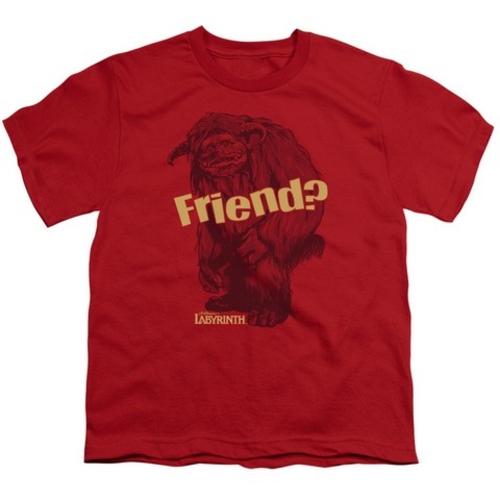 Trevco Labyrinth-Ludo Friend Short Sleeve Youth 18-1 Tee- Red - XL