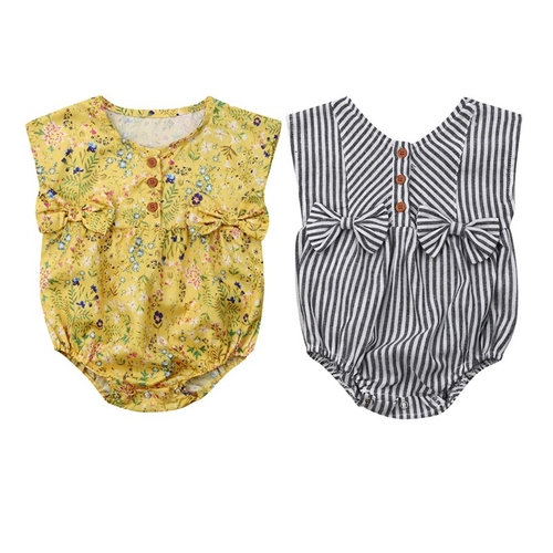 Summer Clothes Infant Kid Baby Boy Girl Bodysuit