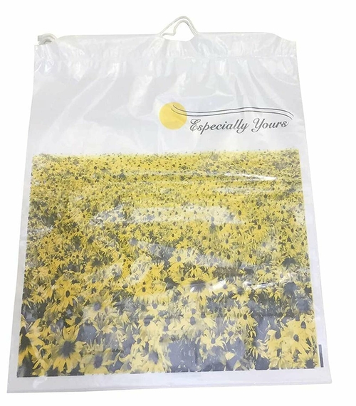 Case of 1000 Personal Belongings Bags, White with Nature Design 9" x